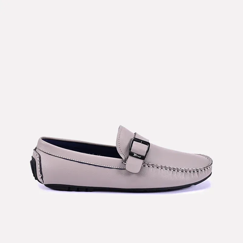 Graham Gray Buckle Loafers 0130825