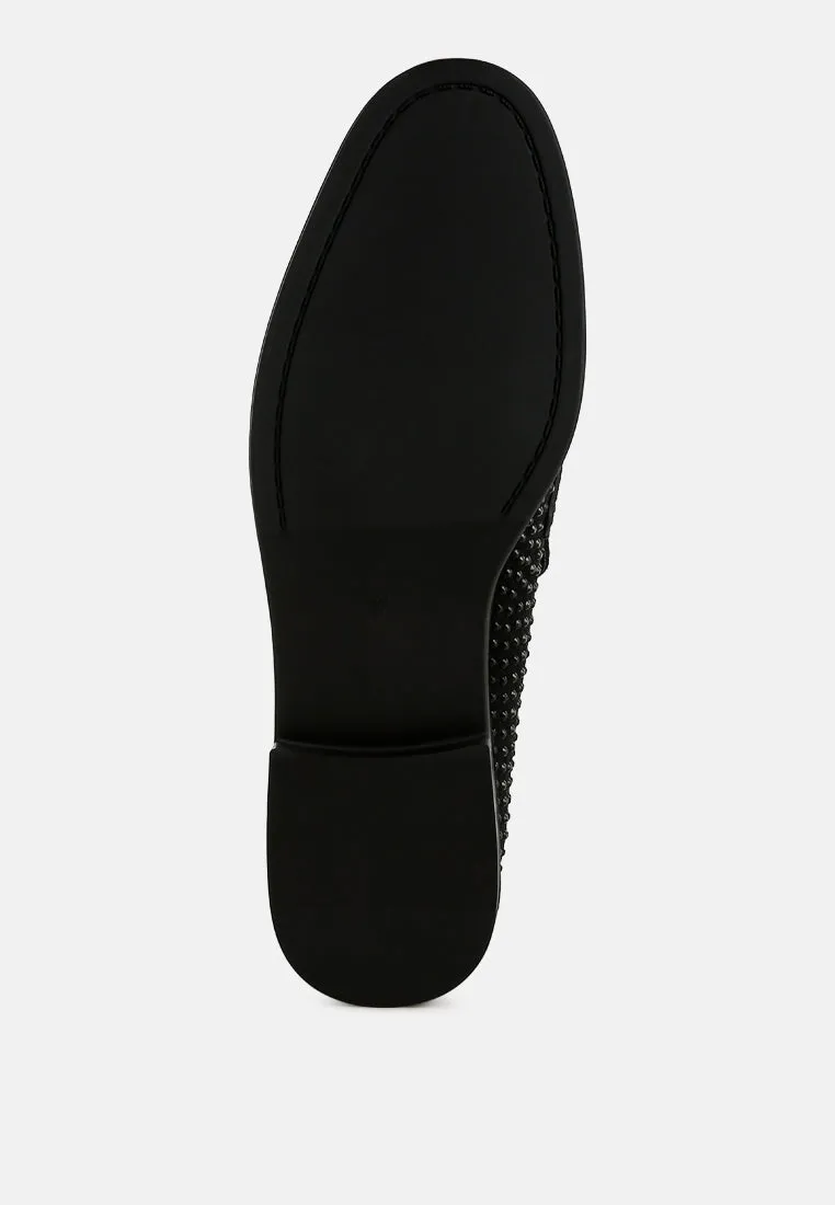 Hobbs Rhinestones Embellished Loafers