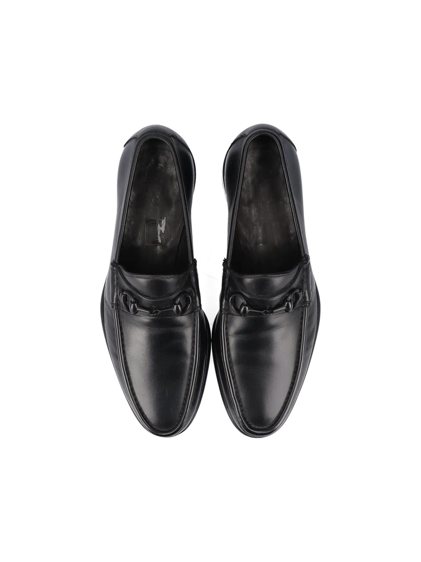 horsebit leather loafers