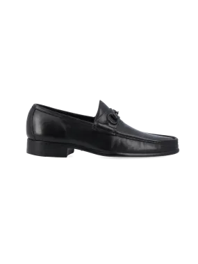 horsebit leather loafers