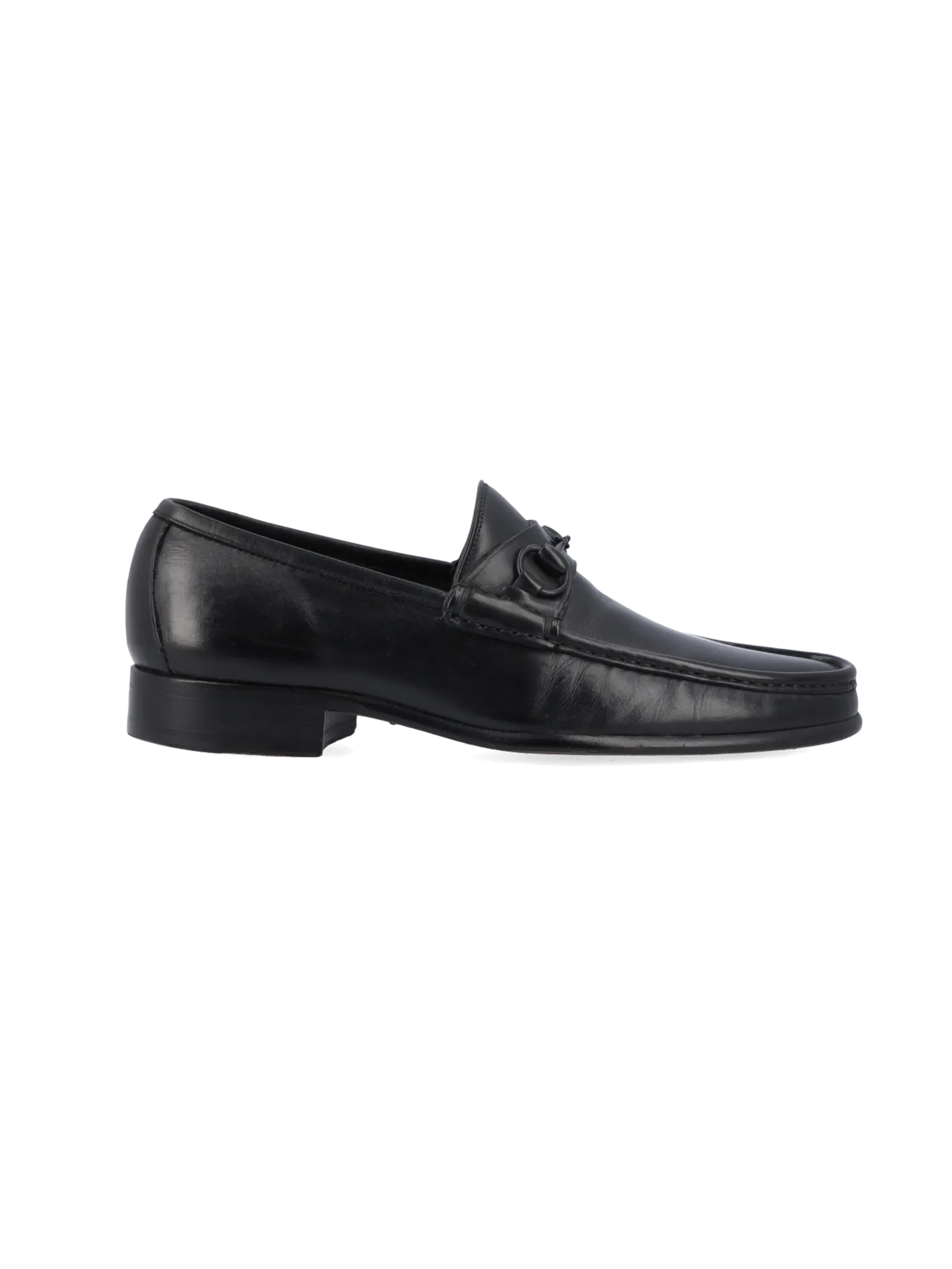 horsebit leather loafers