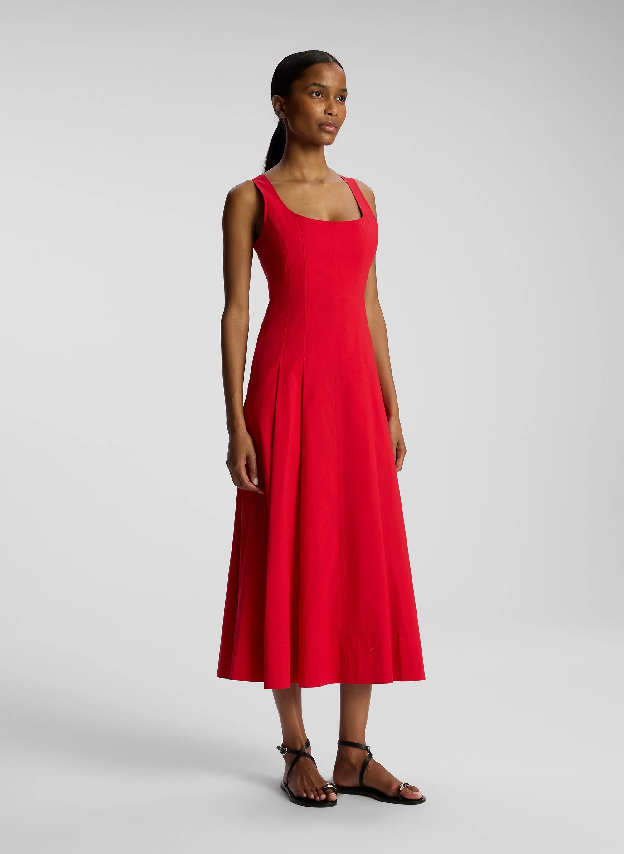 Isabel Cotton Midi Dress