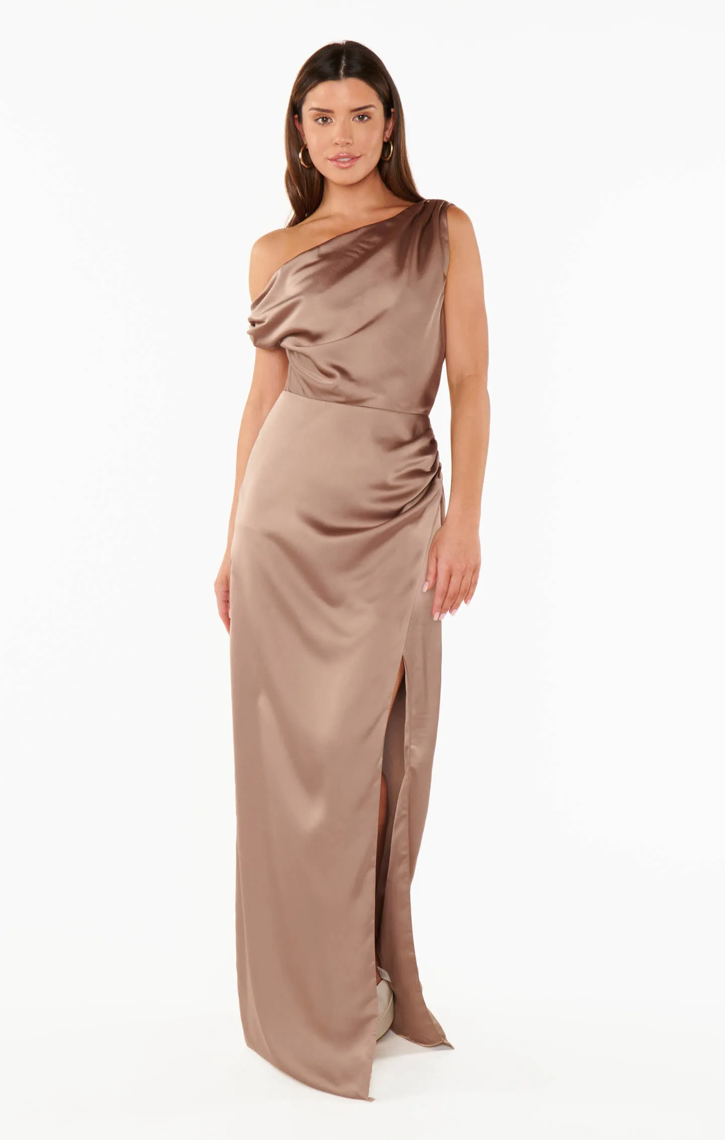 Jodie Dress ~ Dune Luxe Satin