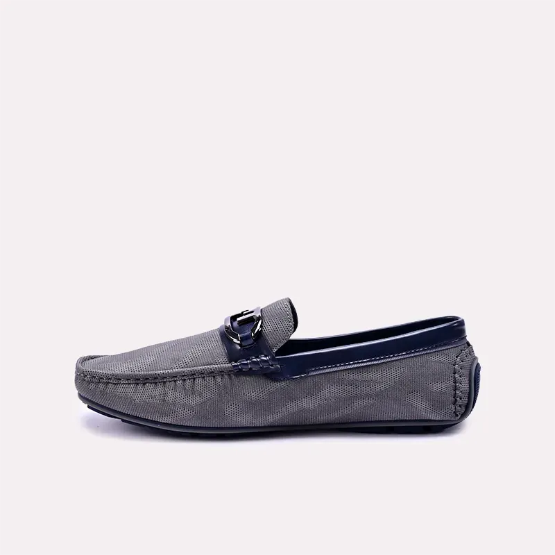 Kendrick Gray Perforated Loafers 0130862