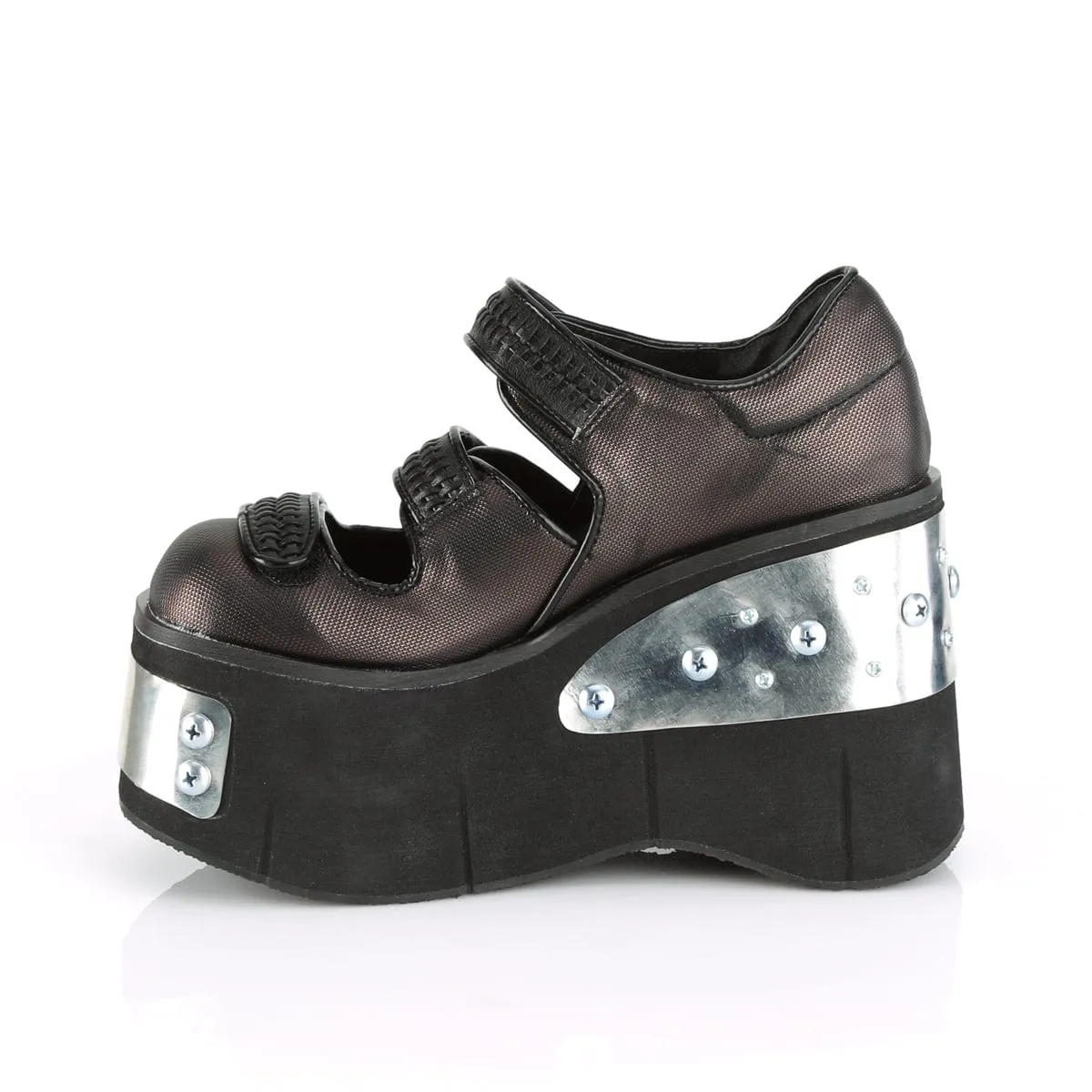 KERA-13 Black-Pewter Vegan Leather