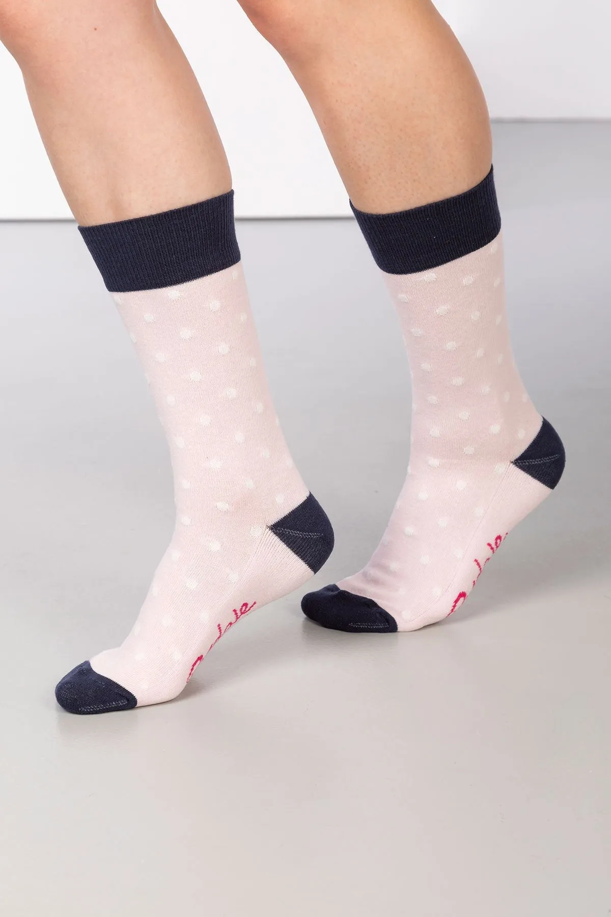 Ladies Polka Dot Ankle Socks