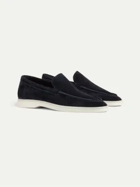 Lady Dark Blue Yacht Loafers