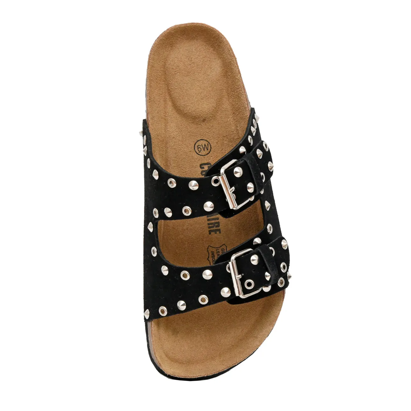 Landon Studded Cork Footbed Sandal