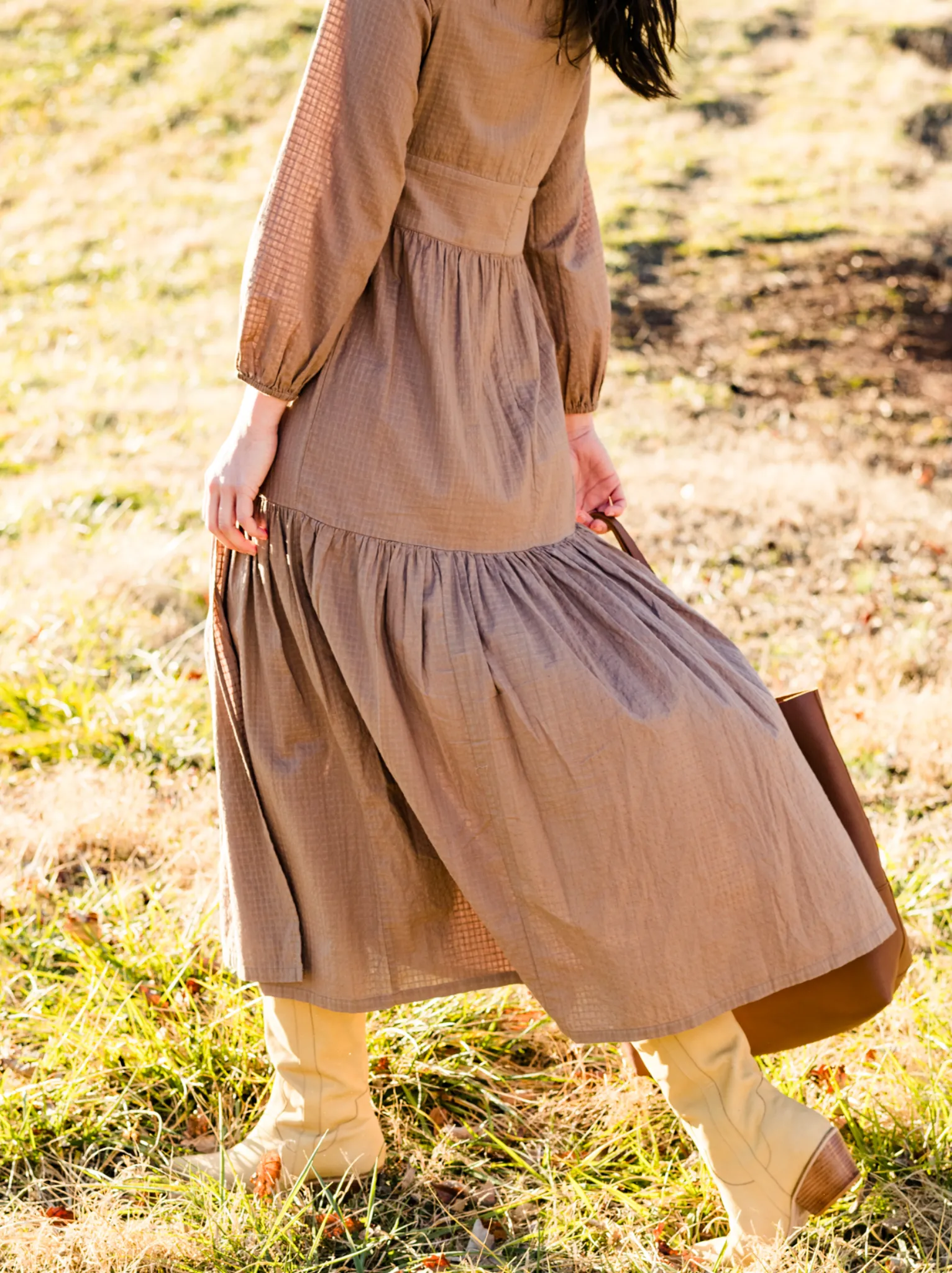 Leia Tiered Flowy Maxi Dress