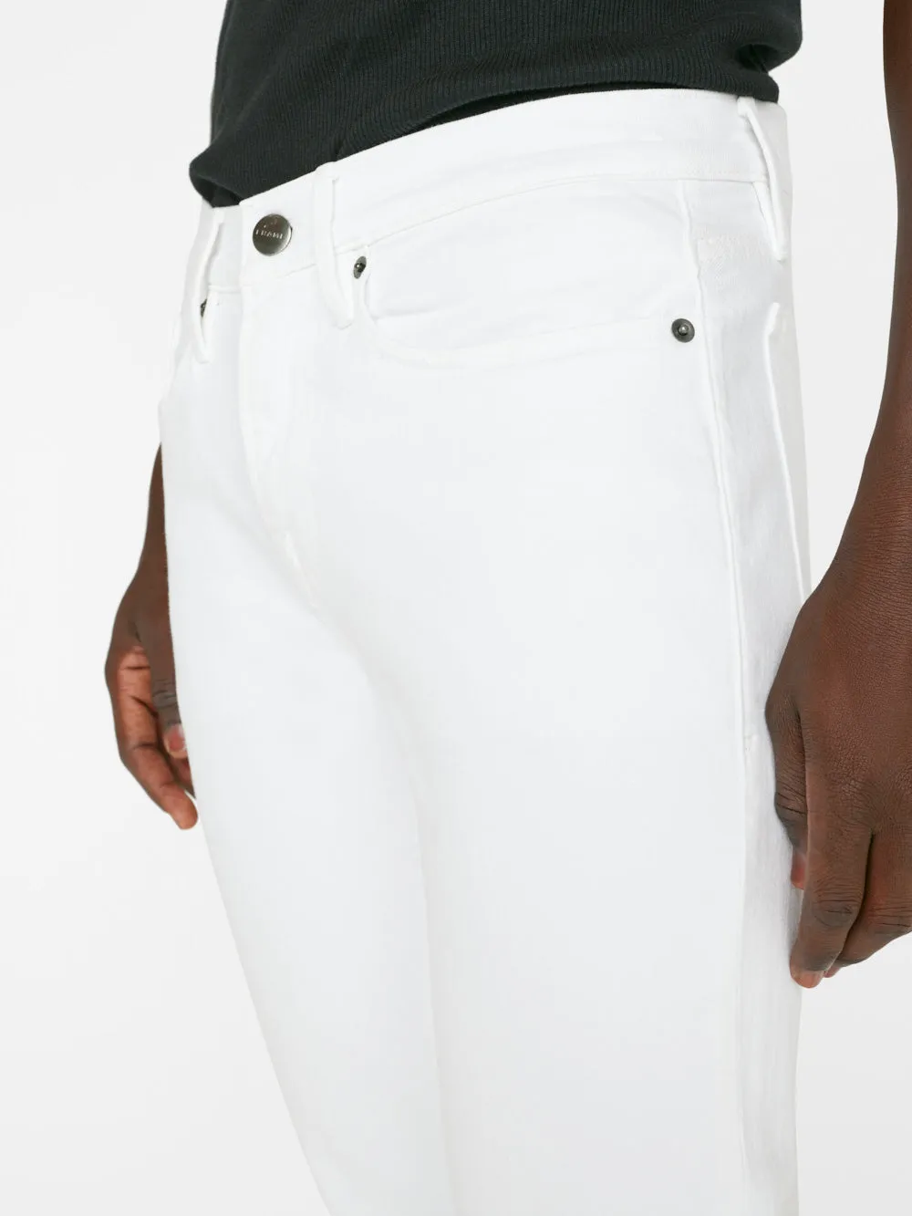 L'Homme Slim Crop -- Blanc