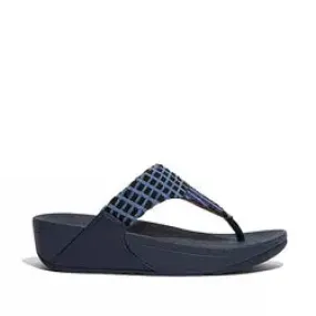 Lulu Art Denim Navy Fitflop