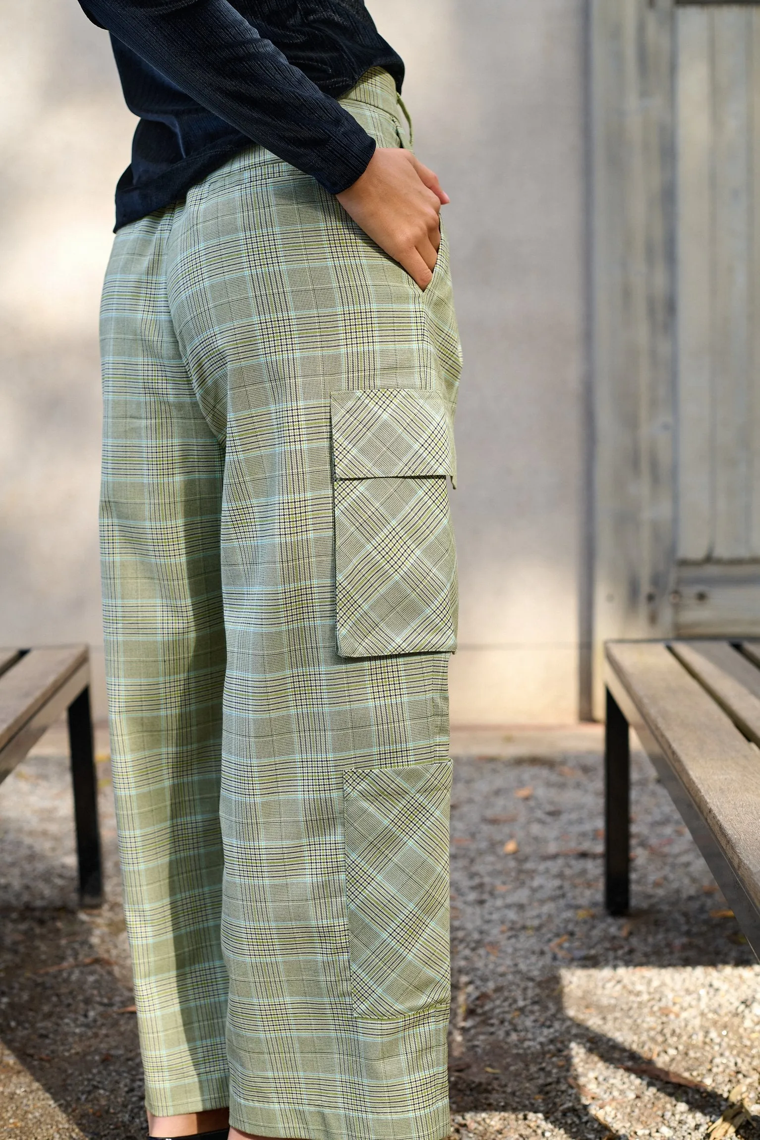 Marlowe Pant in Check