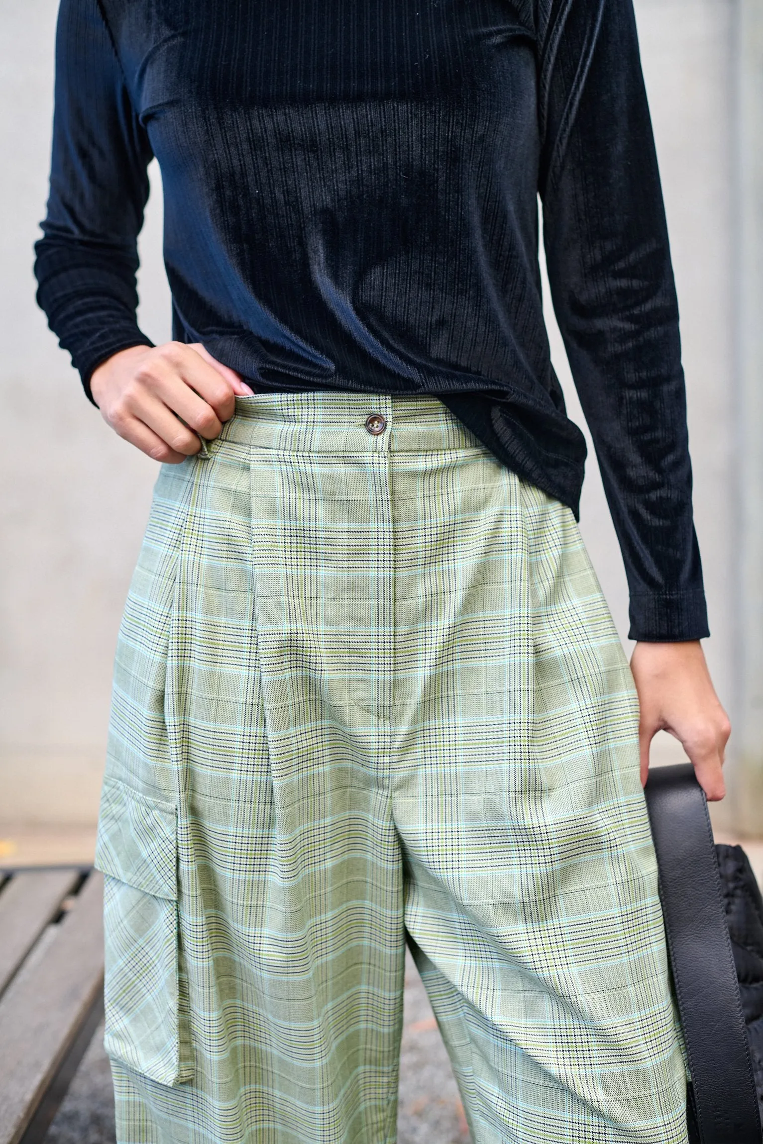 Marlowe Pant in Check