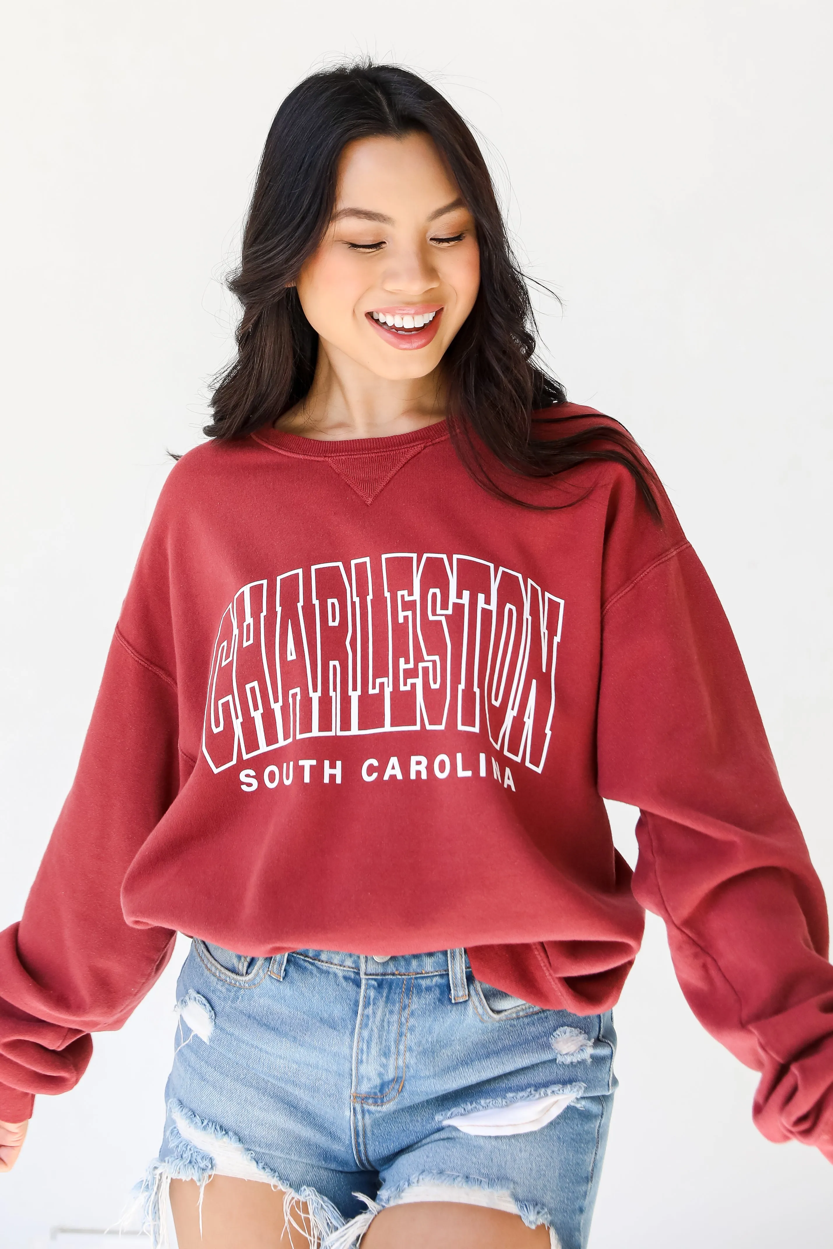 Maroon Charleston South Carolina Sweatshirt