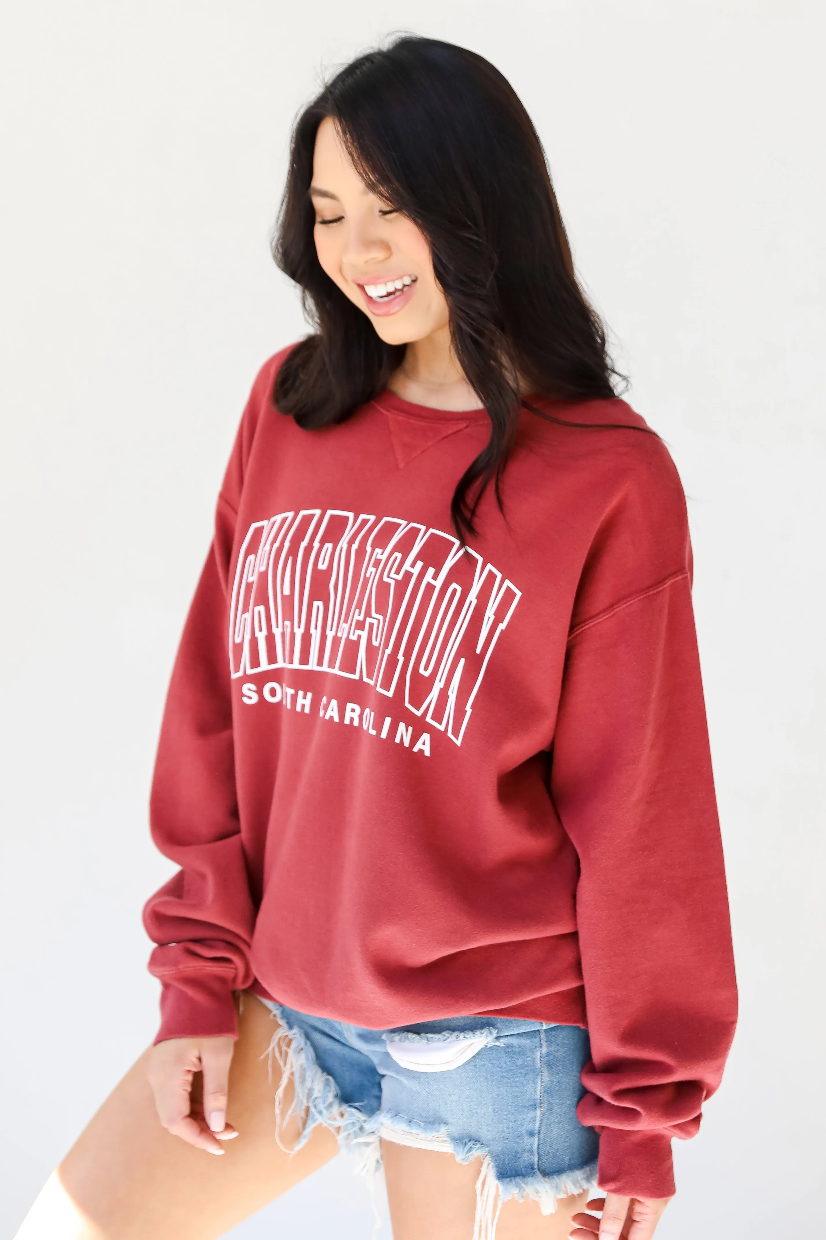 Maroon Charleston South Carolina Sweatshirt