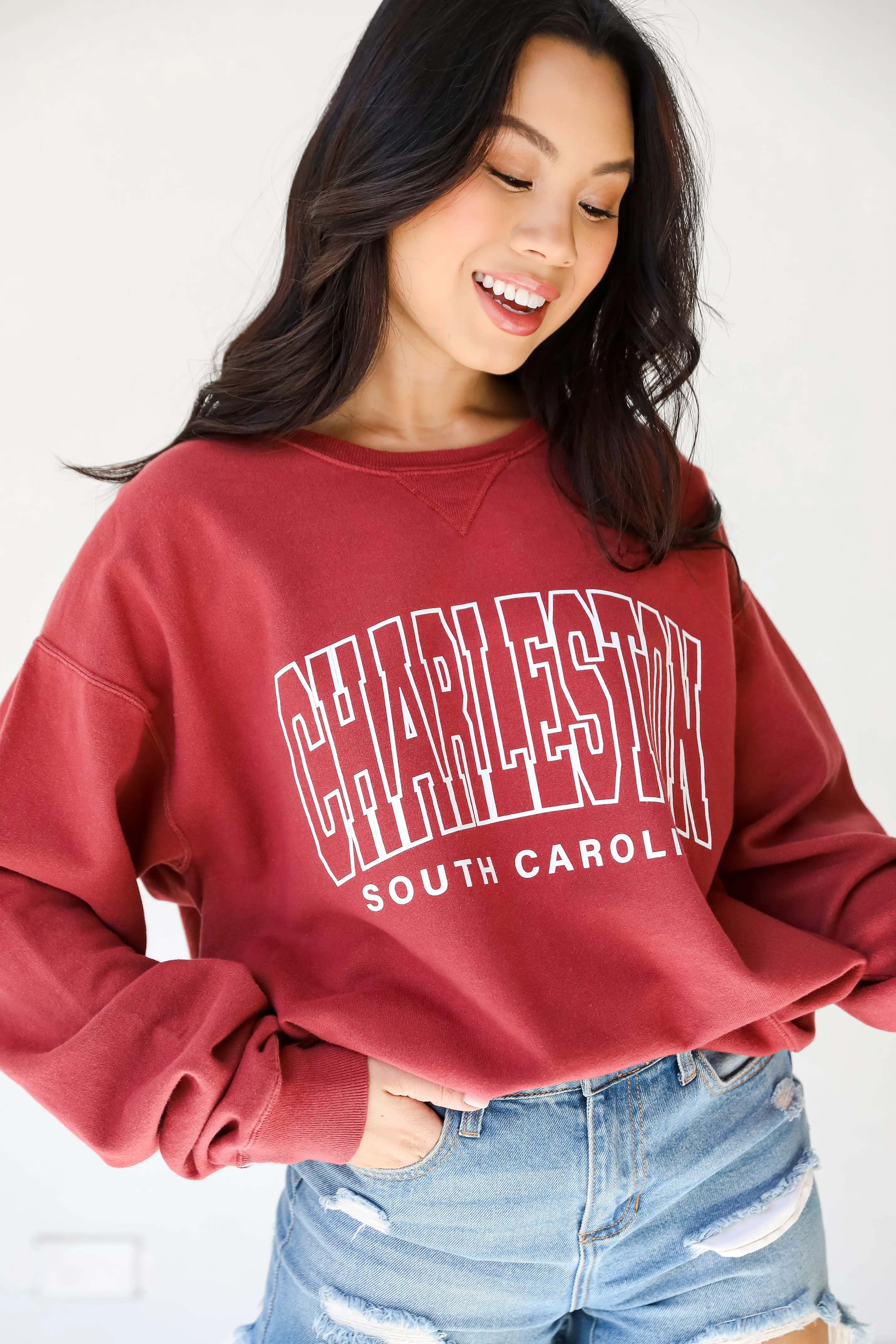 Maroon Charleston South Carolina Sweatshirt