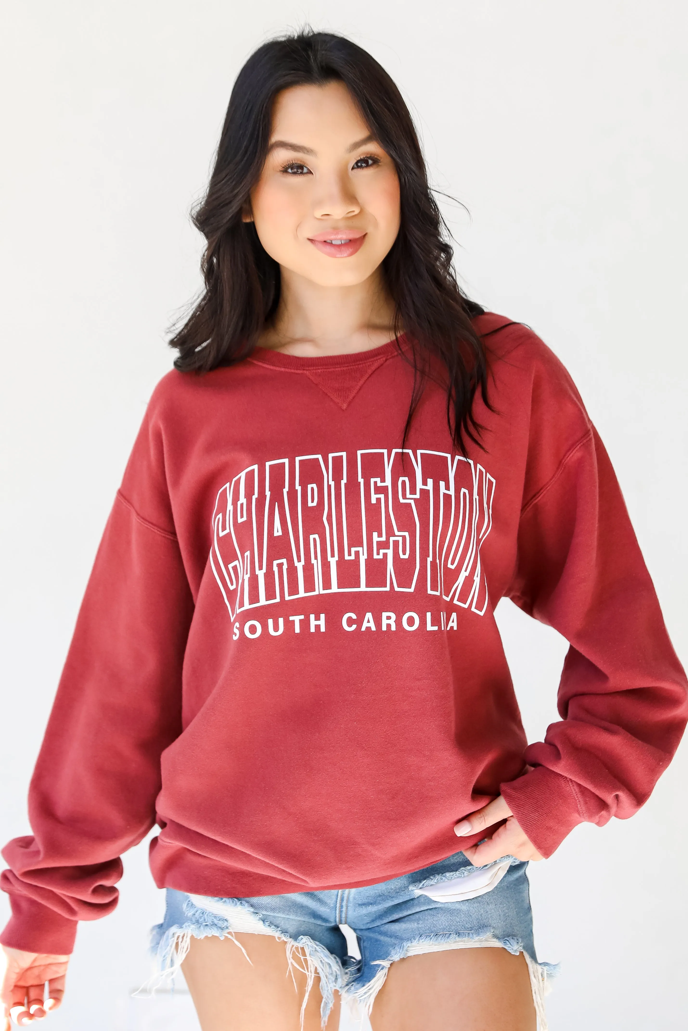 Maroon Charleston South Carolina Sweatshirt