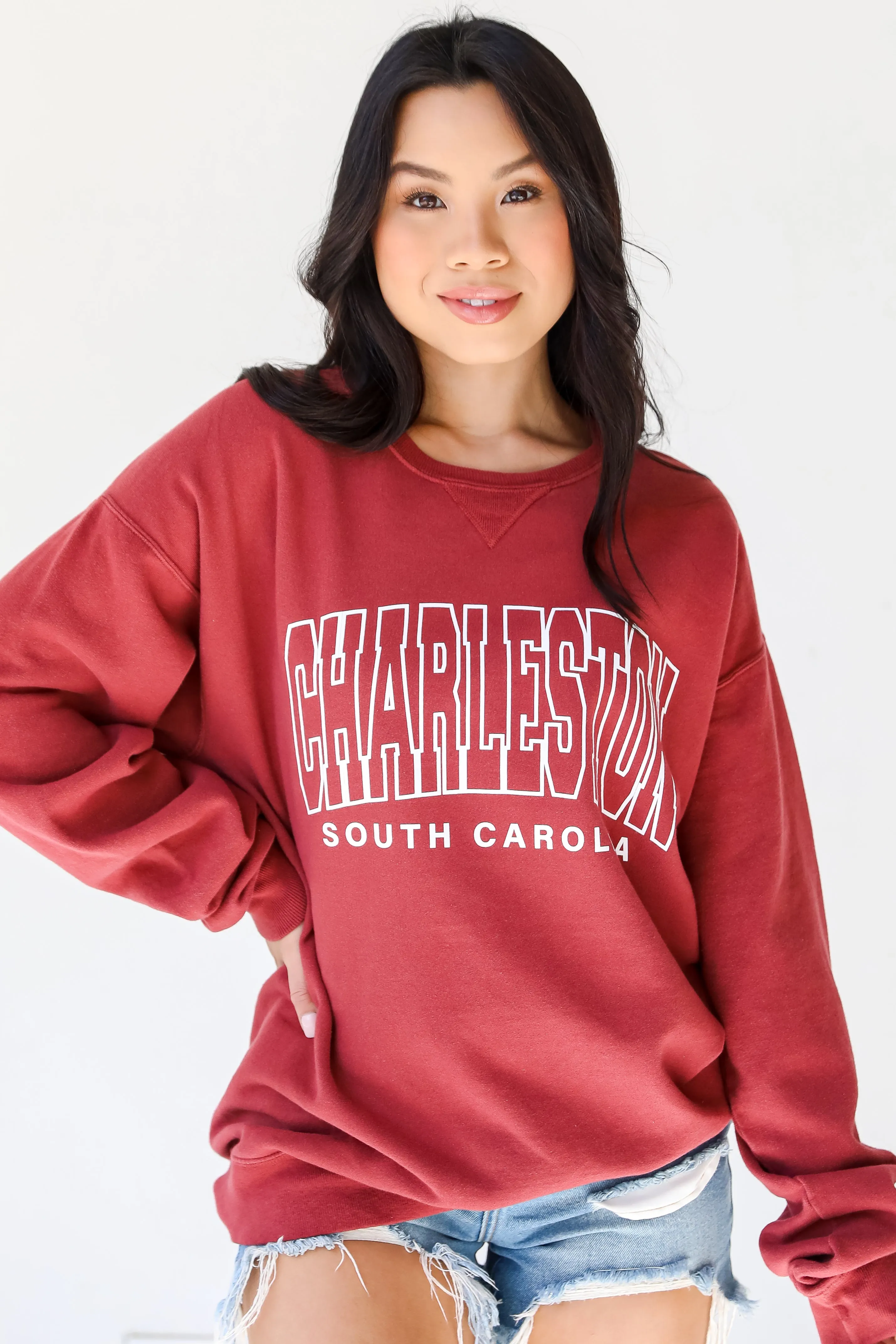 Maroon Charleston South Carolina Sweatshirt