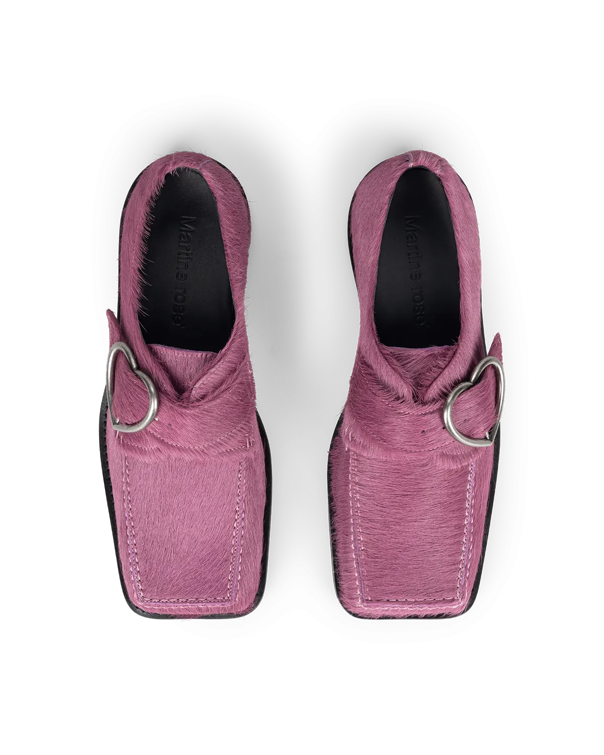 MARTINE ROSE - SQUARE TOE BUCKLE LOAFER