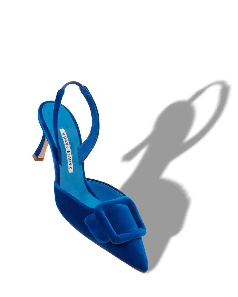 Maysli Gala 70 Slingback in Blue Velvet