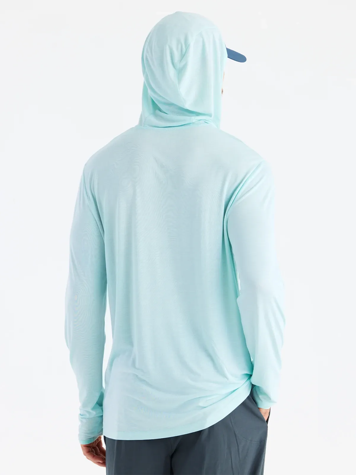 Men's Bamboo Lightweight Hoodie - Blue Chill