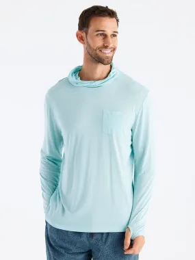 Men's Bamboo Lightweight Hoodie - Blue Chill