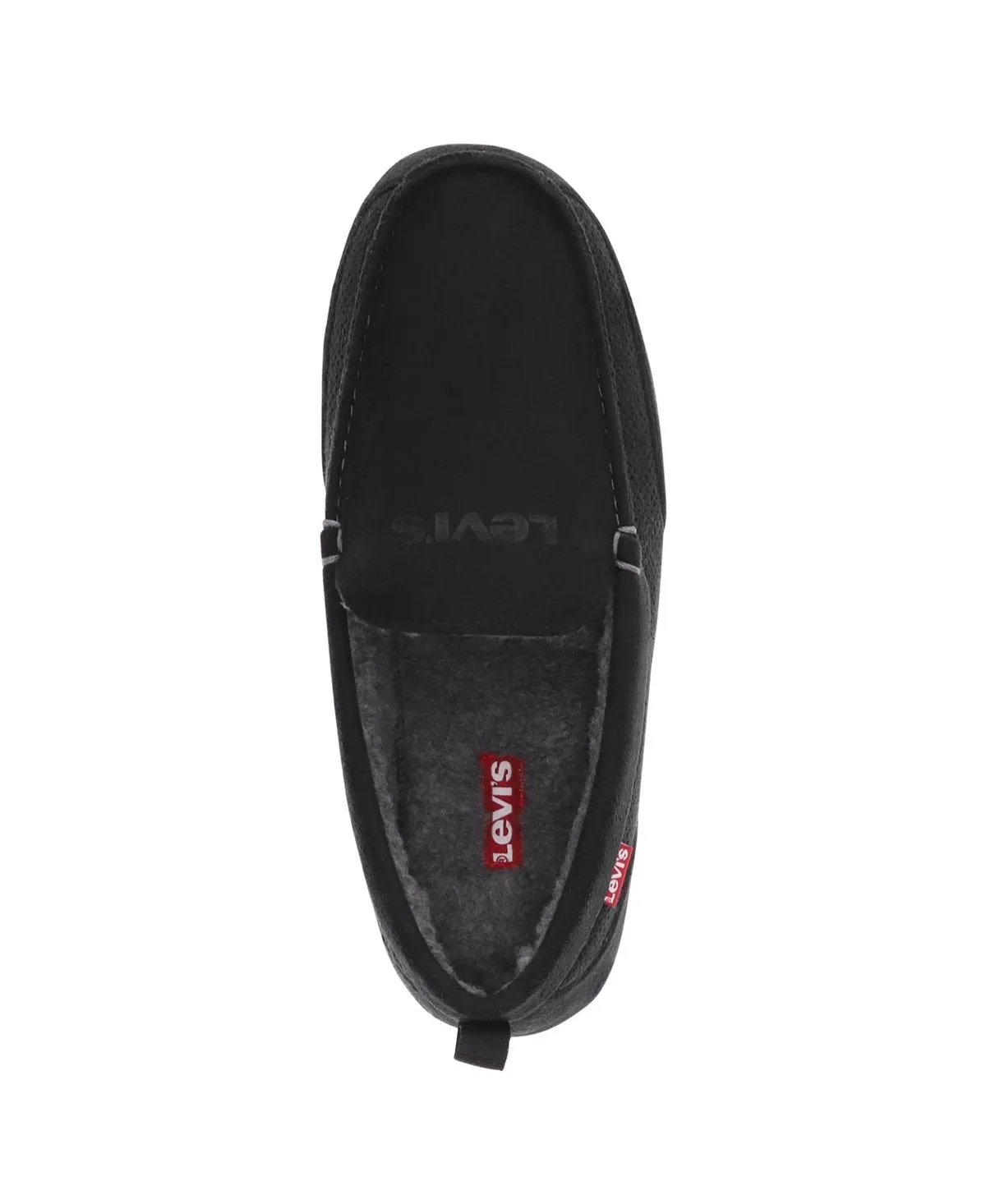 Men's moccasin slippers harlin 2 memory foam Levi's, black