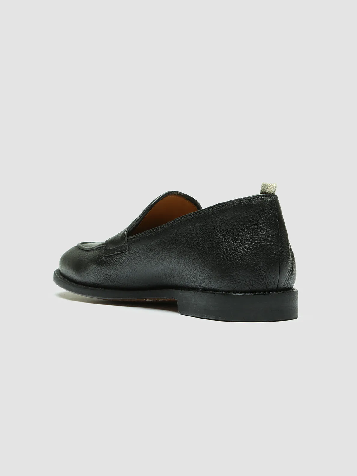 OPERA 001 - Black Leather Penny Loafers