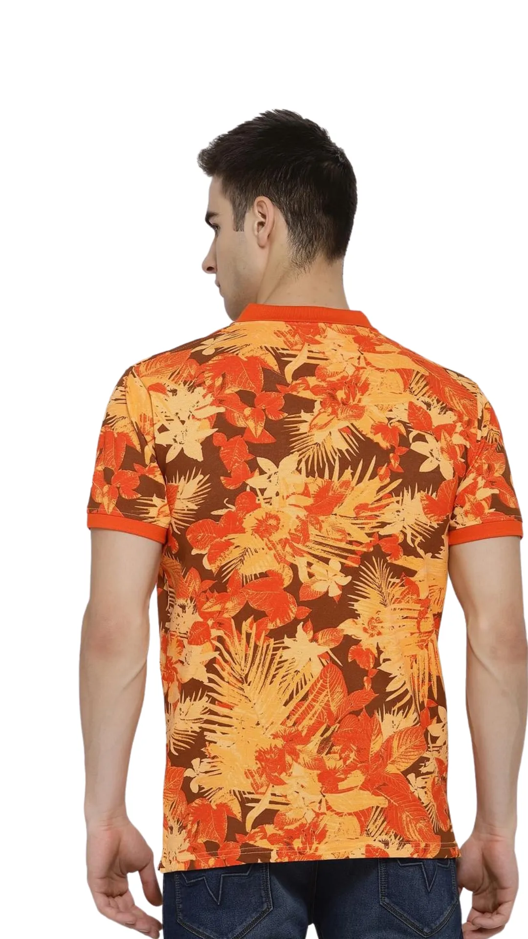 Pepe Jeans Blake Tropical Printed Pique Polo