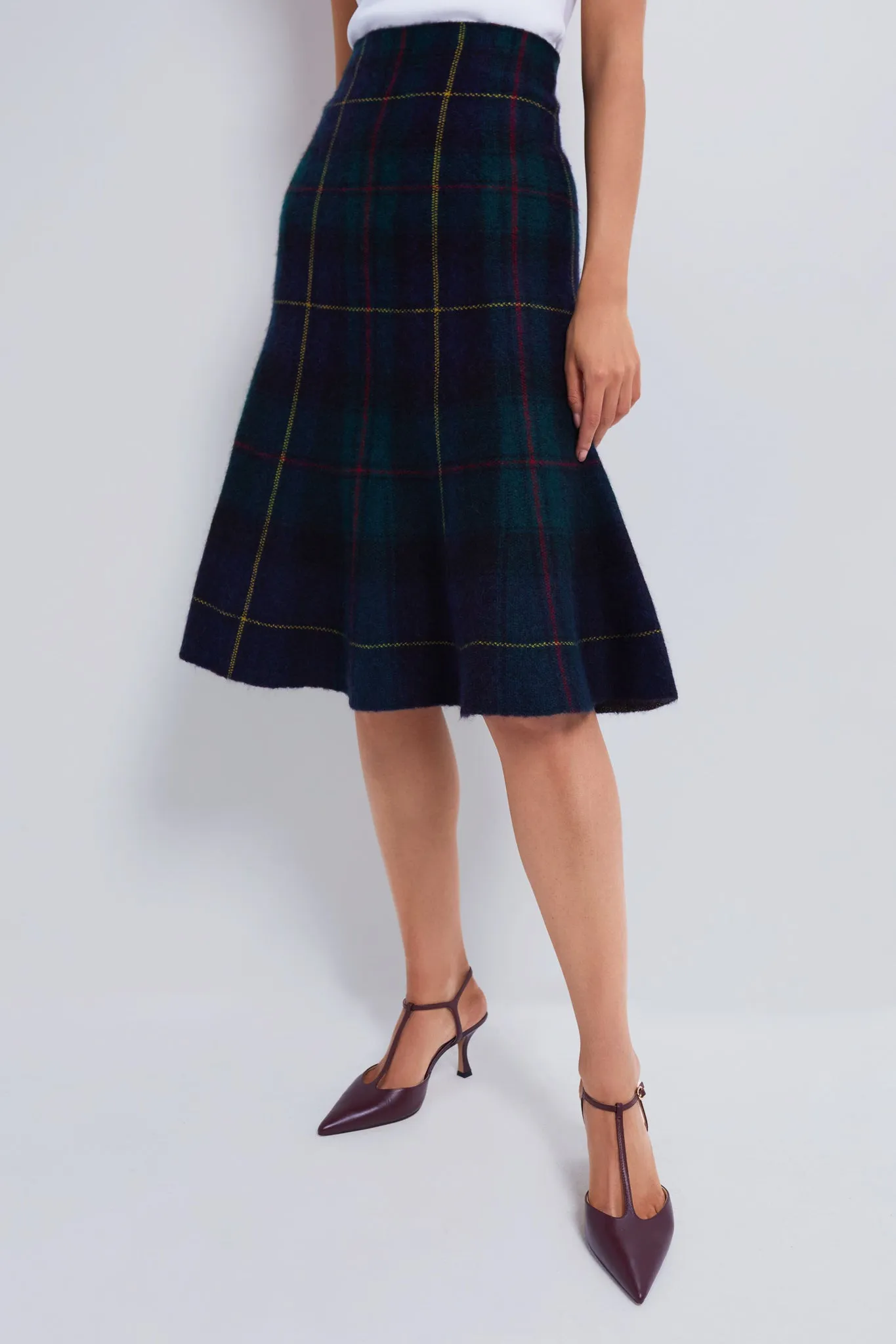 Polo Tartan A-line Skirt