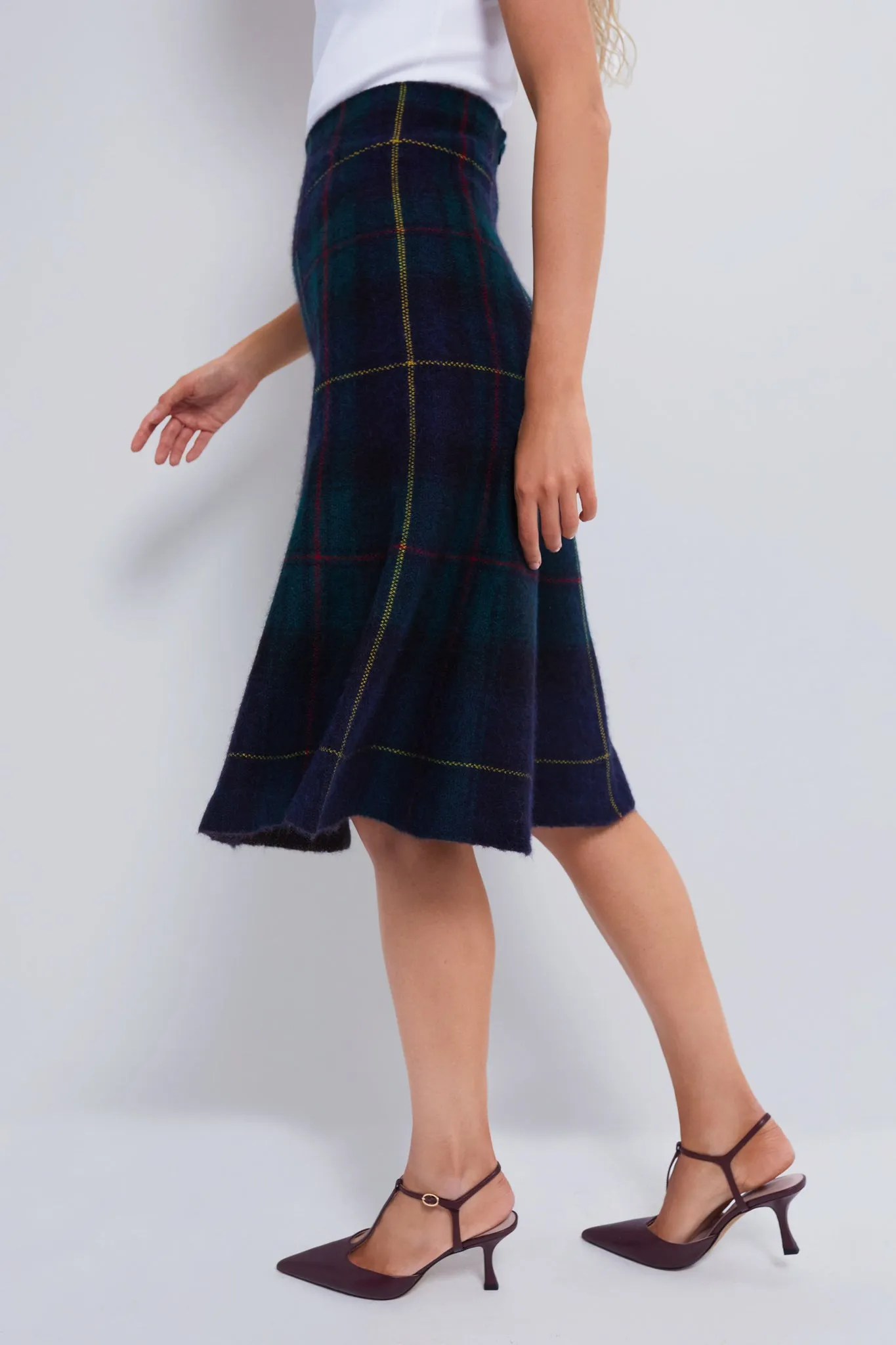 Polo Tartan A-line Skirt