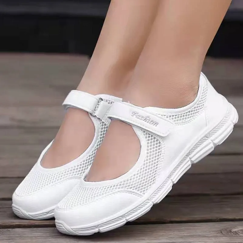 Purpdrank - Women Shoes Super Lightweight Flats Zapatos Mujer Casual Flat Shoes For Women Breathable Spring Summer Footwear Ladies Sneakers