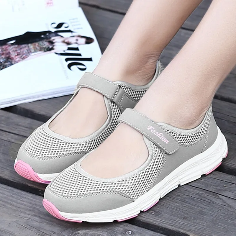 Purpdrank - Women Shoes Super Lightweight Flats Zapatos Mujer Casual Flat Shoes For Women Breathable Spring Summer Footwear Ladies Sneakers