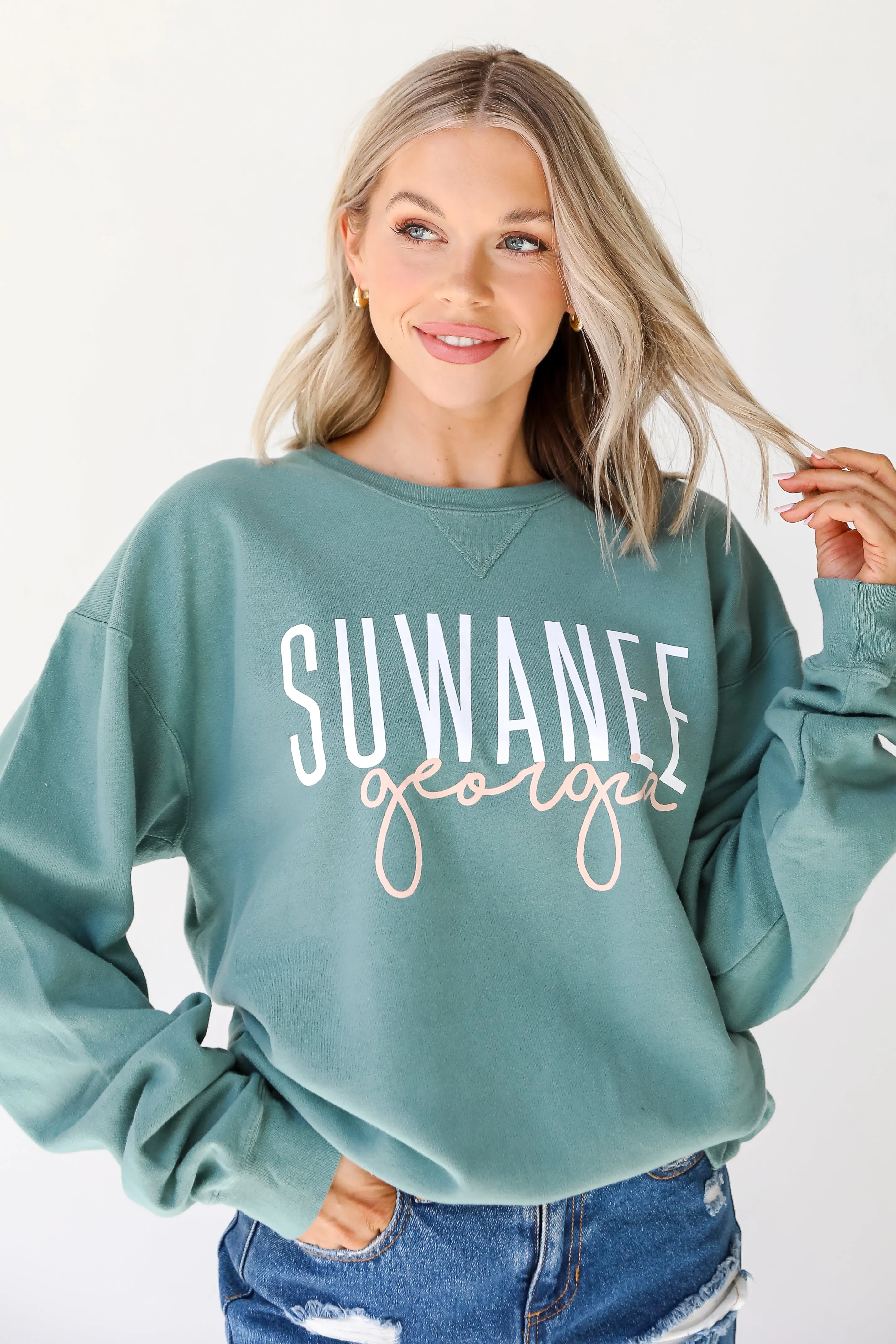 Seafoam Suwanee Georgia Sweatshirt