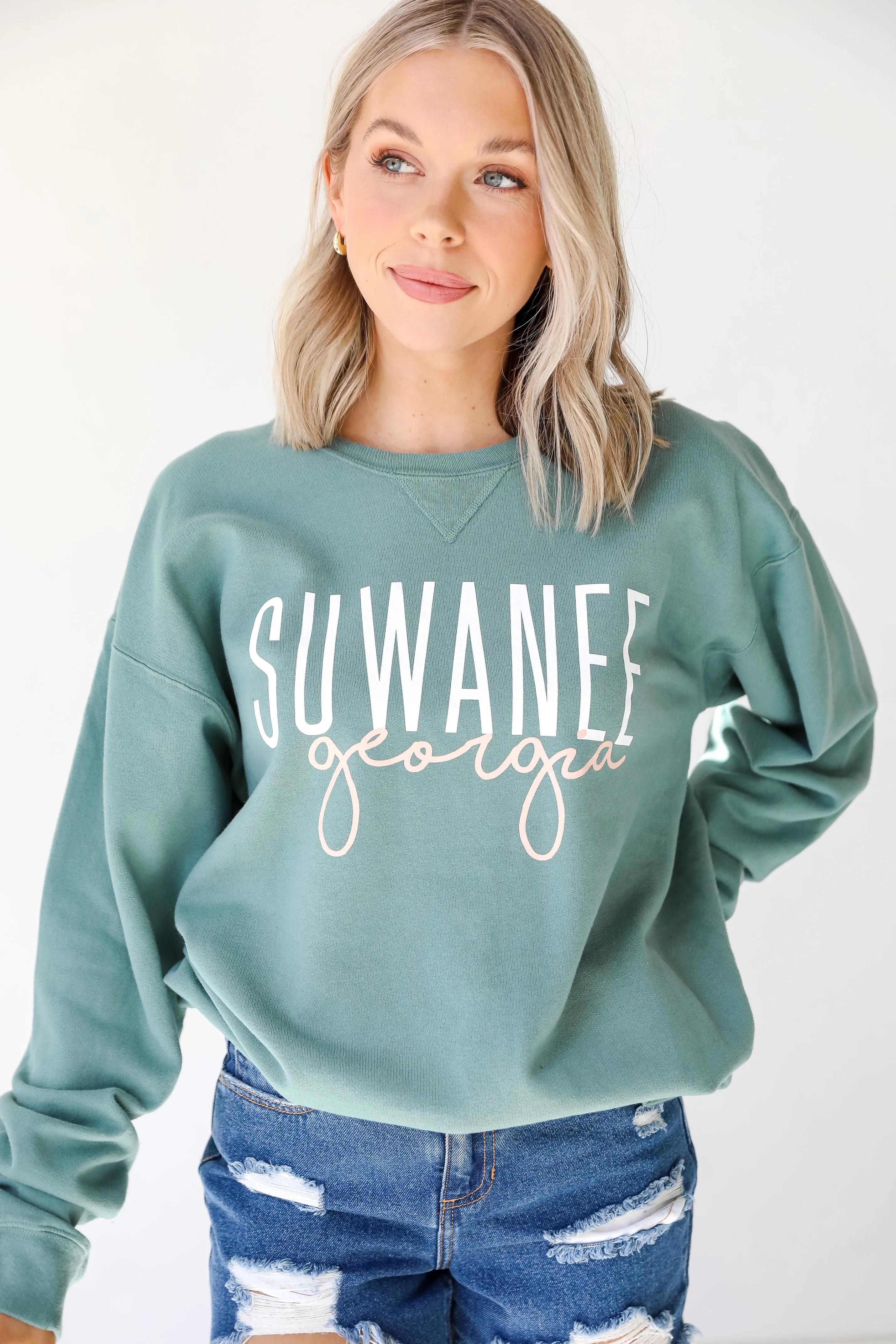 Seafoam Suwanee Georgia Sweatshirt