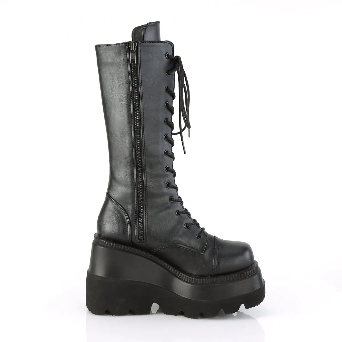 SHAKER-72 Black Vegan Leather