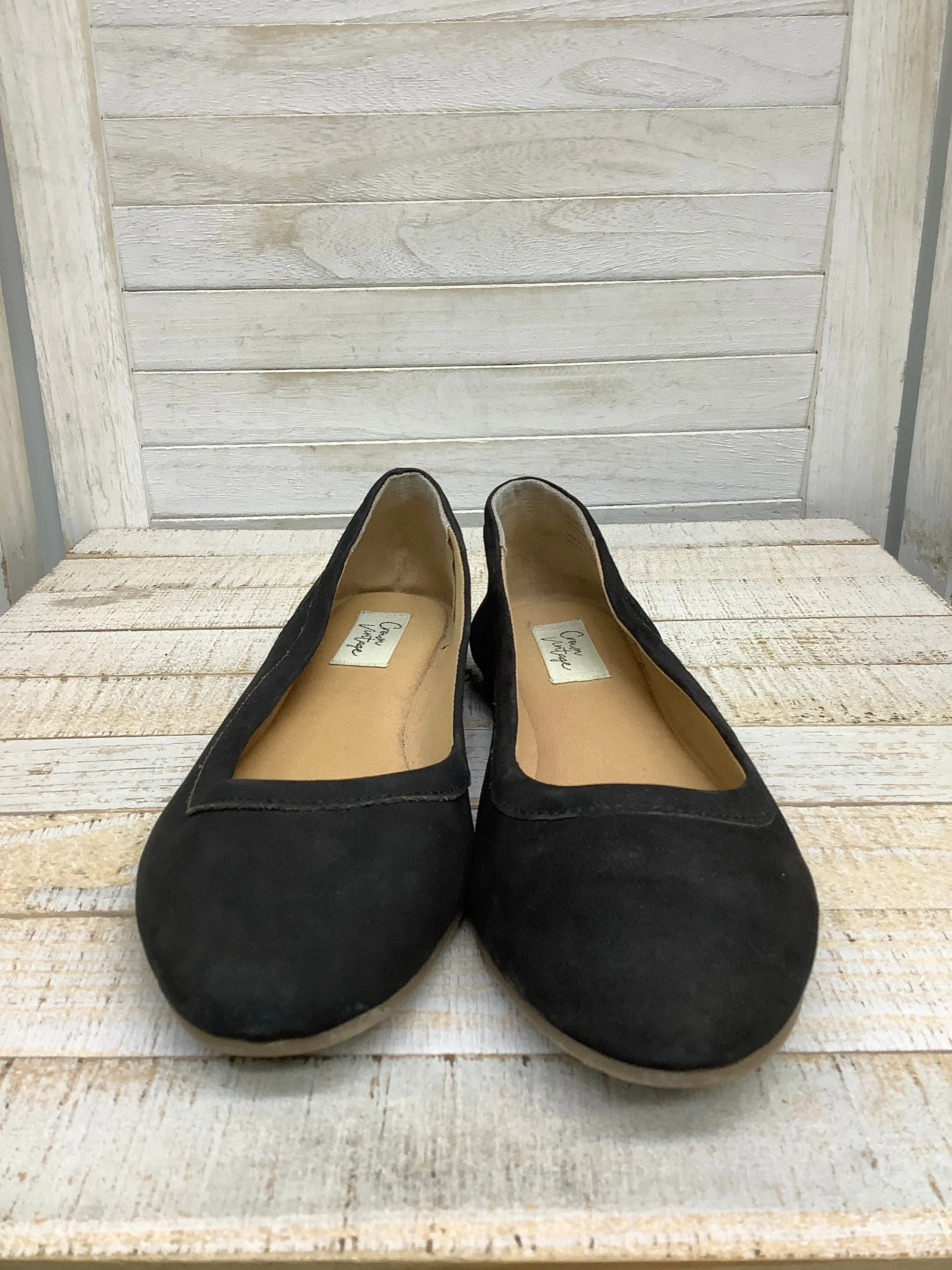 Shoes Flats By Crown Vintage In Black, Size: 7.5