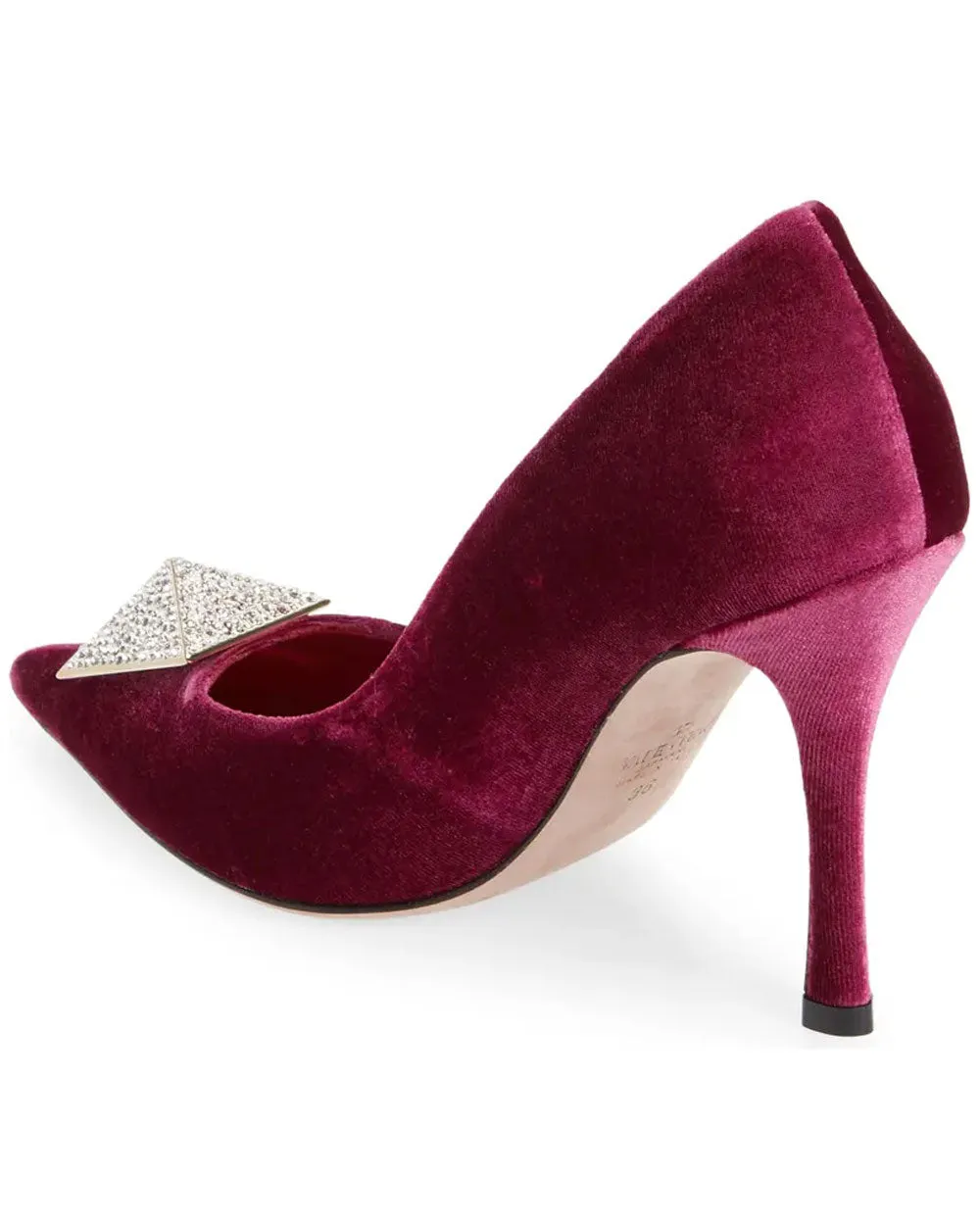 Single Stud Pump in Rose Violet