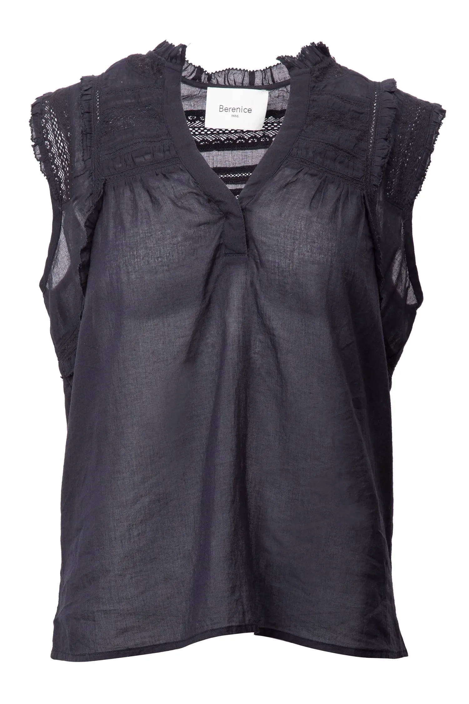 Sleeveless Lace Top