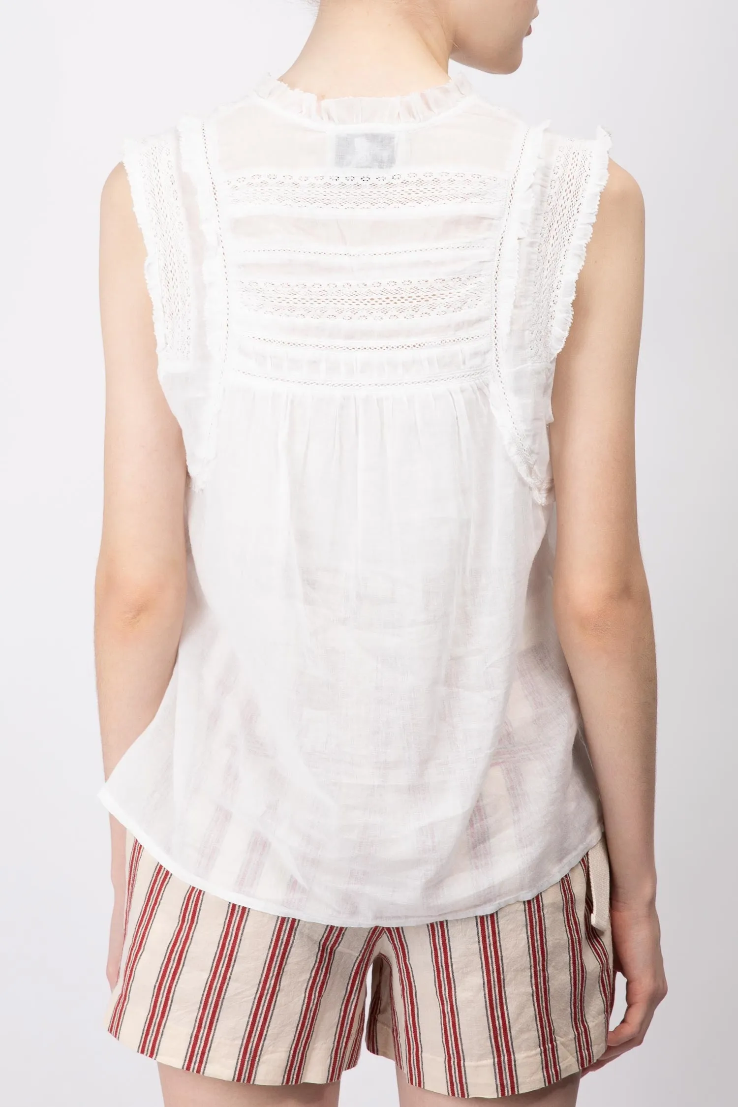 Sleeveless Lace Top