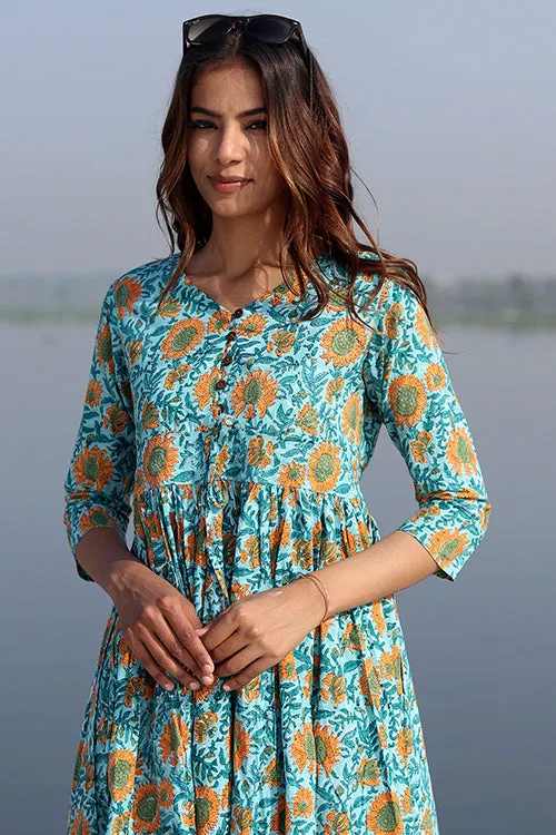 Sootisyahi 'Sky Garden ' Cotton Dress