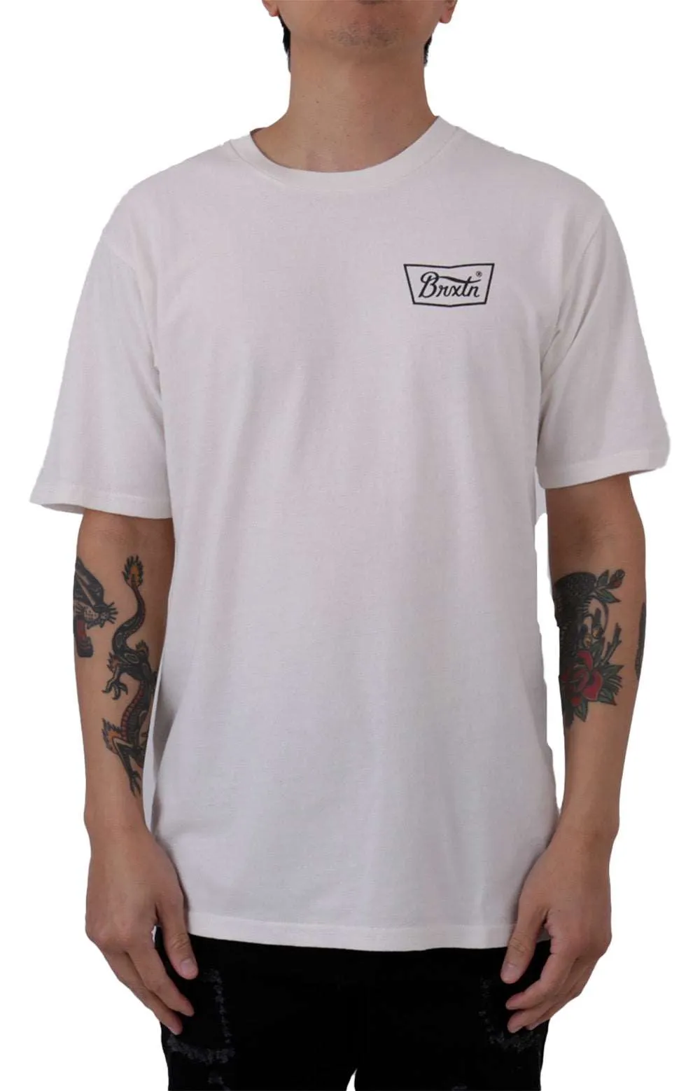 Stith Graphic Tee - Light Cream/Charcoal