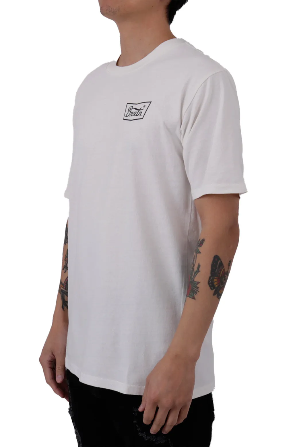 Stith Graphic Tee - Light Cream/Charcoal