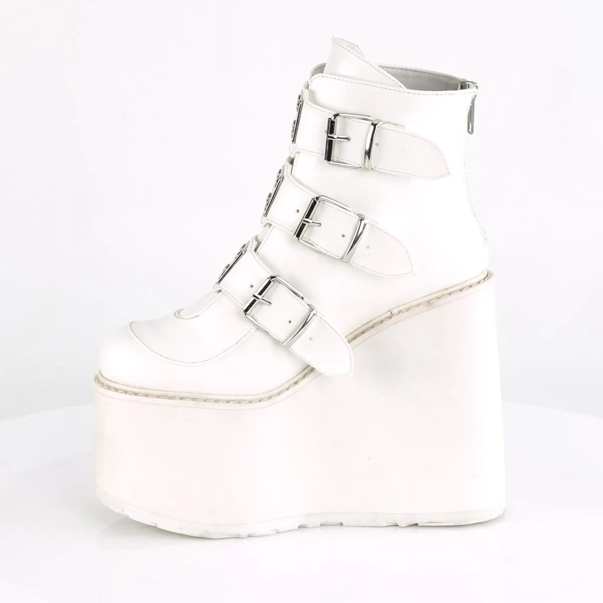 SWING-105 White Vegan Leather