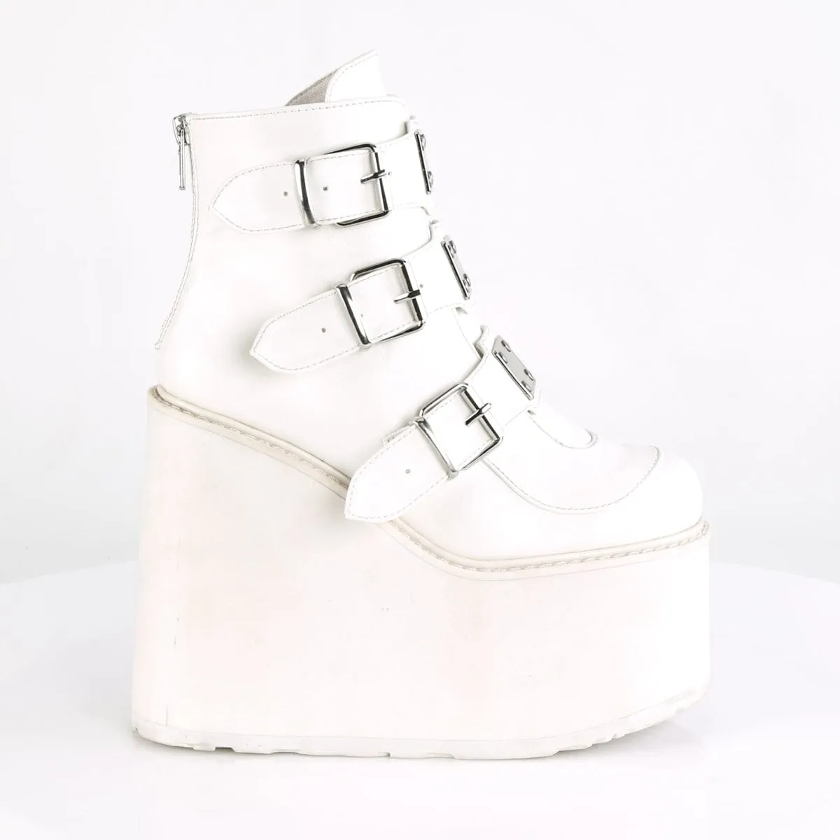 SWING-105 White Vegan Leather