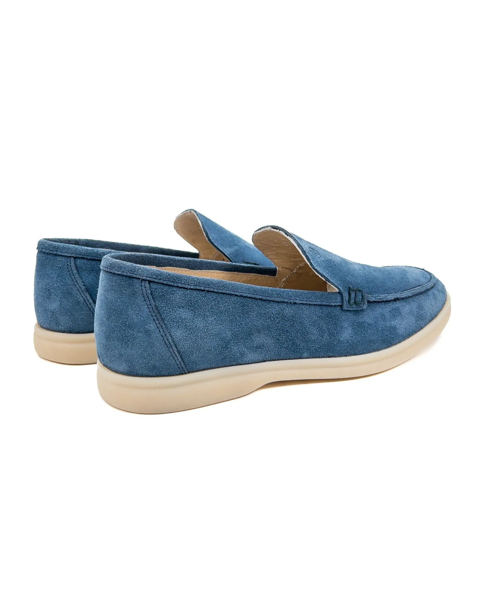 T-Allegro Light Blue Genuine Suede Men's Loafers