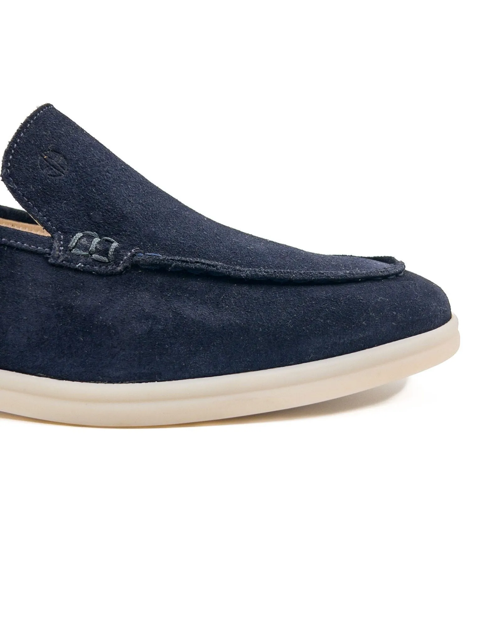 T-Allegro Navy Blue Genuine Suede Men's Loafers