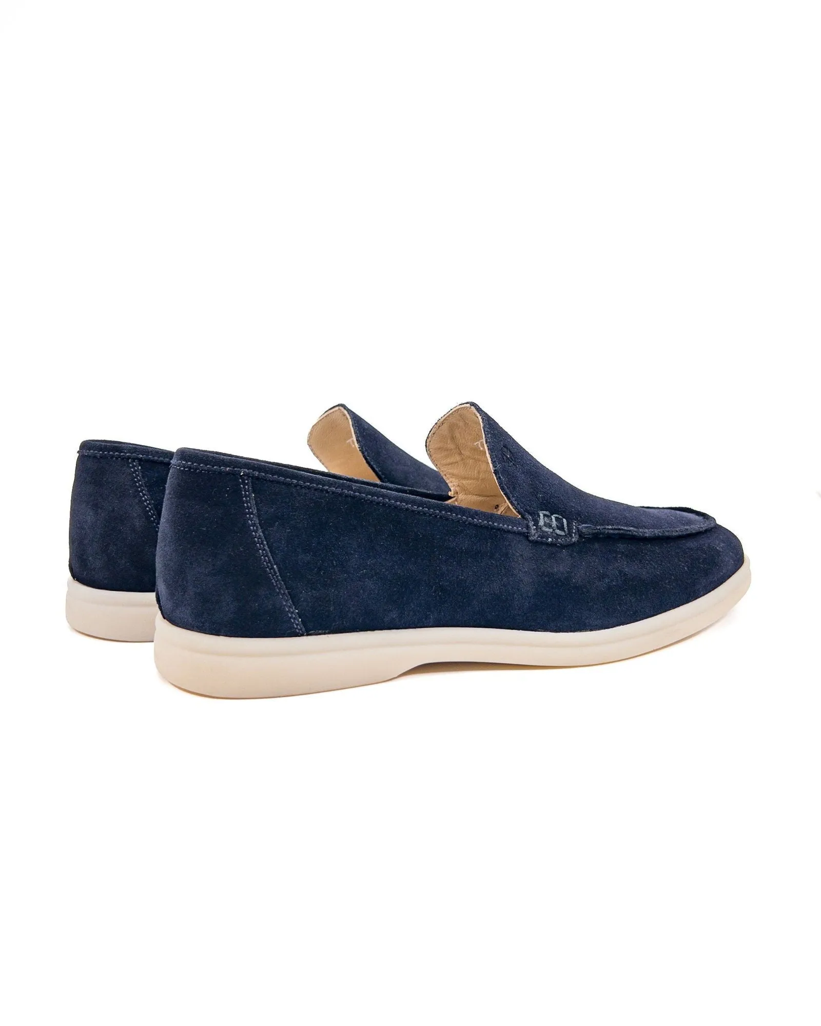 T-Allegro Navy Blue Genuine Suede Men's Loafers