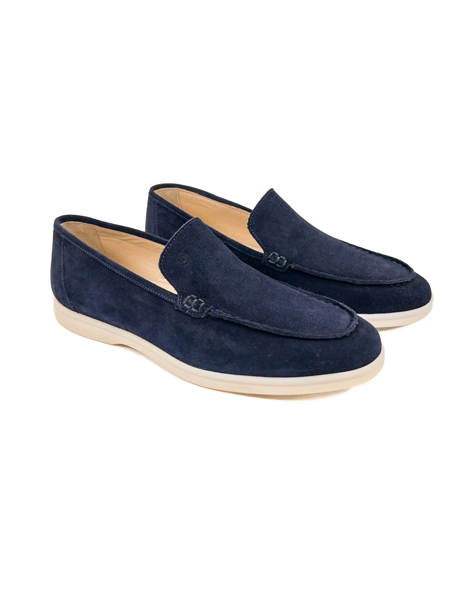 T-Allegro Navy Blue Genuine Suede Men's Loafers