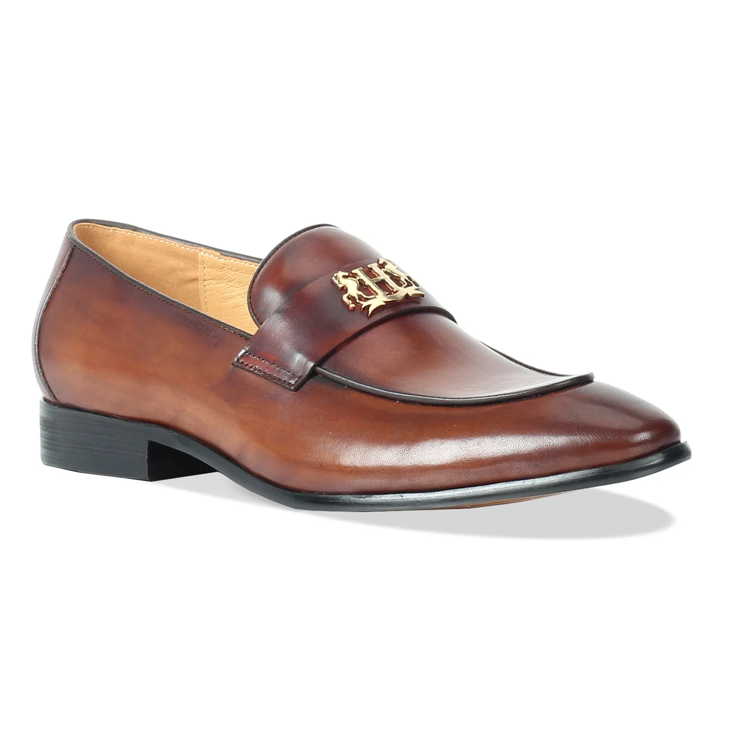 Tan Formal Bit loafer